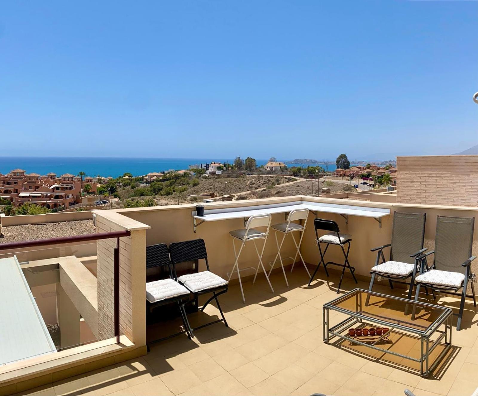 Amazing Sea View! Apartment Isla Plana Luaran gambar